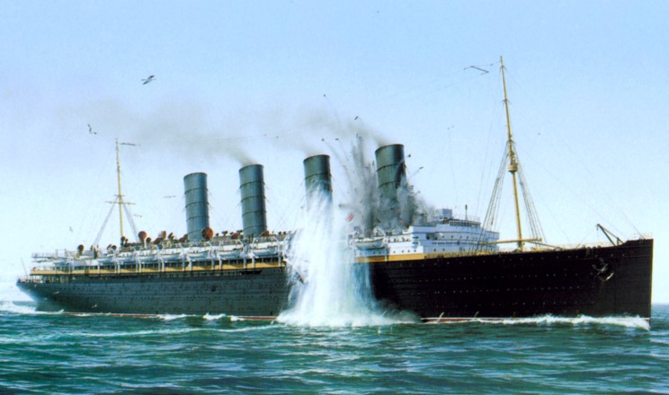 Zkáza luxusní lodi Lusitania