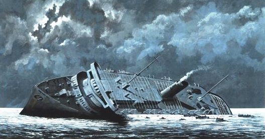 Potopení Wilhelma Gustloffa
bylo největší lodní katastrofou