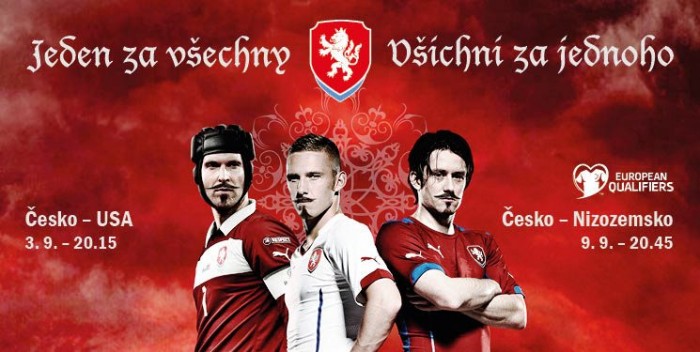 Čeští fotbalisté půjdou
na to. Jako mušketýři