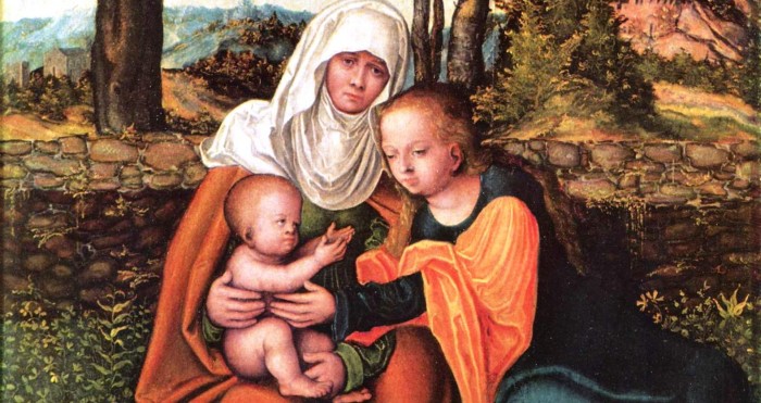 Svatá Anna je uctívána
jako babička Ježíše