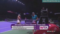 V boji o postup do semifinále vyhrála Petra Kvitová podání Wozniacki