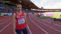Česká štafeta na 4 x 400 metrů - doběhla na 4.místě