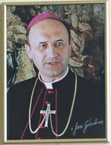 Obraz biskupa J. Graubnera v kostele sv. Anny v Holešově