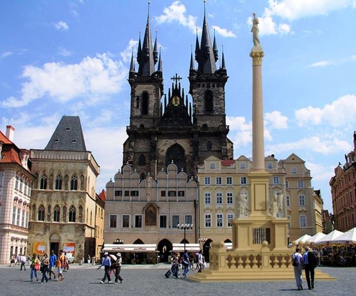 Na Staroměstské náměstí se vrátí Mariánský sloup | i60.cz Mariansky Sloup Praha