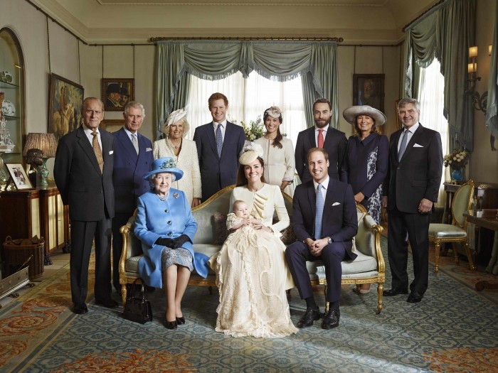 Skupinová fotografie
britské královské rodiny