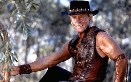 Paul Hogan alias
krokodýl Dundee