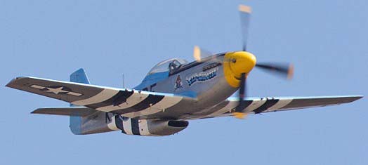 Stíhačka Mustang byla
postrachem Luftwaffe