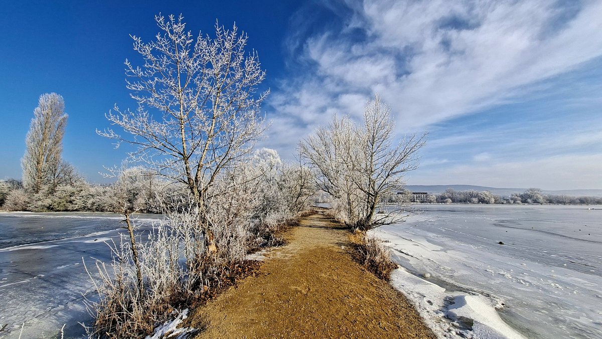 Zima v Piešťanoch (pri Sĺňave)