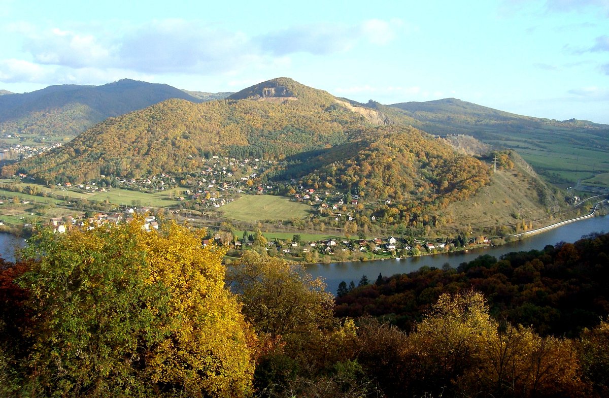 Vyhlídka Dubičky, České Středohoří