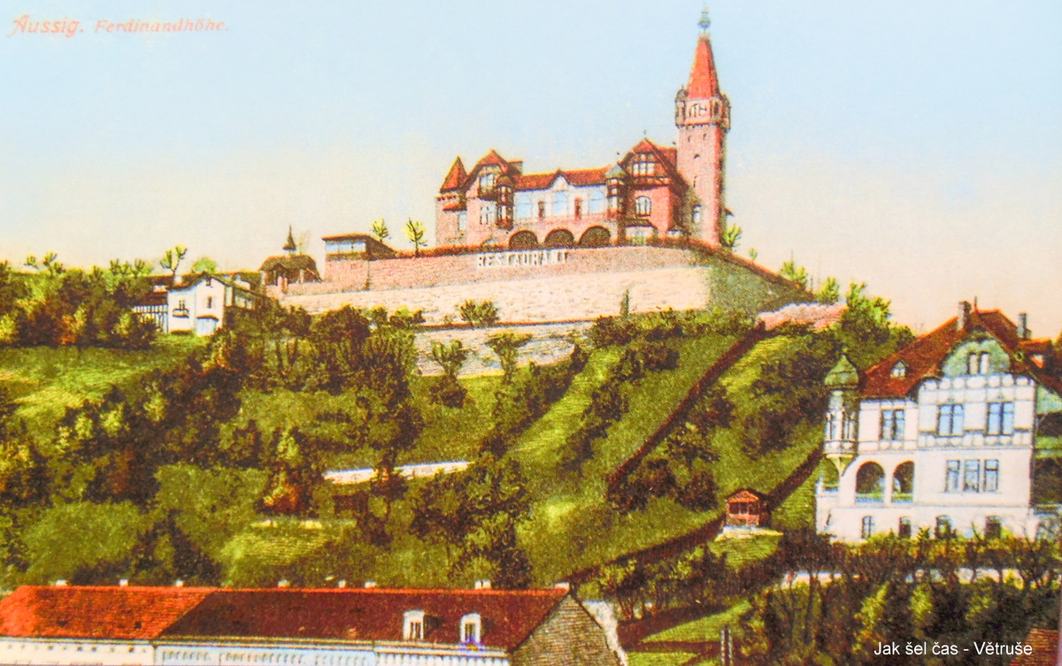 Jak šel čas: Výletní zámeček Větruše v Ústí nad Labem