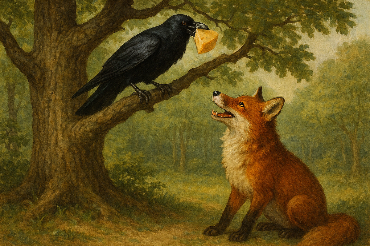 Bájky a ich posolstvo pre ľudstvo. O havranovi a líške (1)