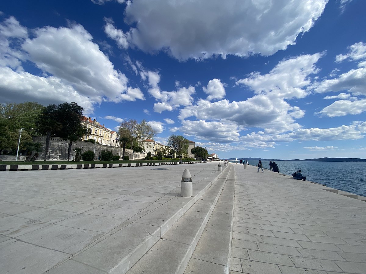 Nábřeží v chorvatském Zadaru