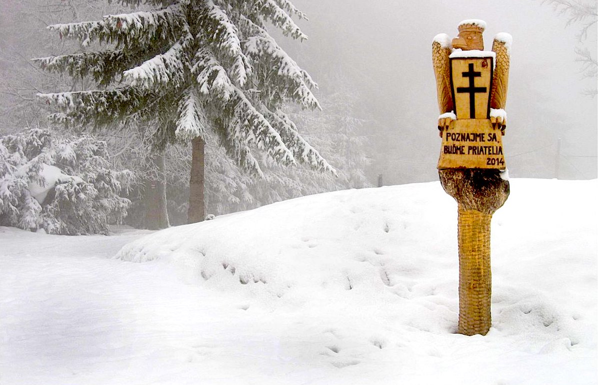 FOTO DNE: 7.2. E.Murasová - Bumbálka, česko-slovenská hranice