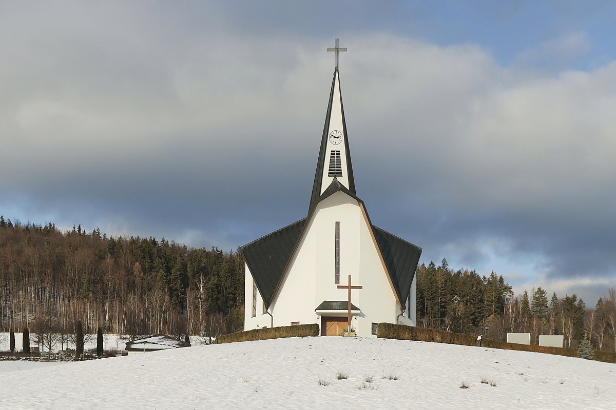 Kostel sv, Zdislavy - Prostřední Bečva