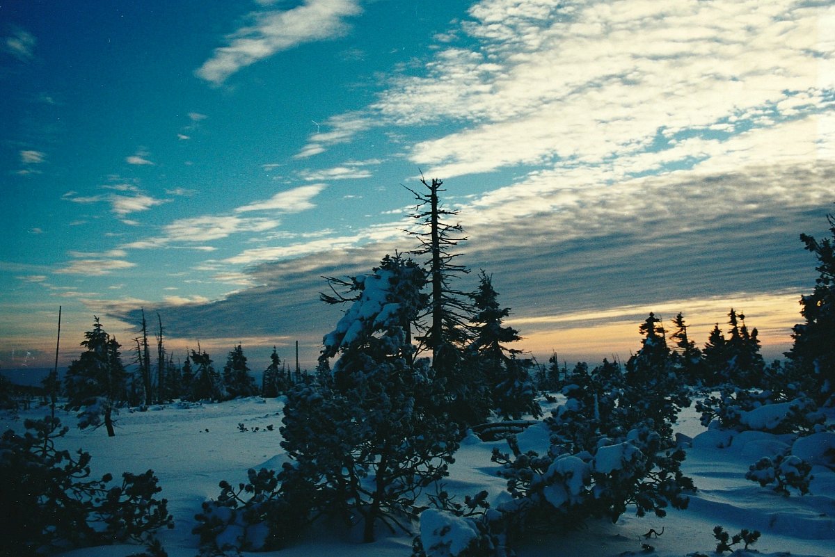 Soumrak v Krkonoších