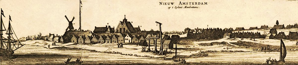 Pohled na Nový Amsterdam kolem roku 1660.JPG