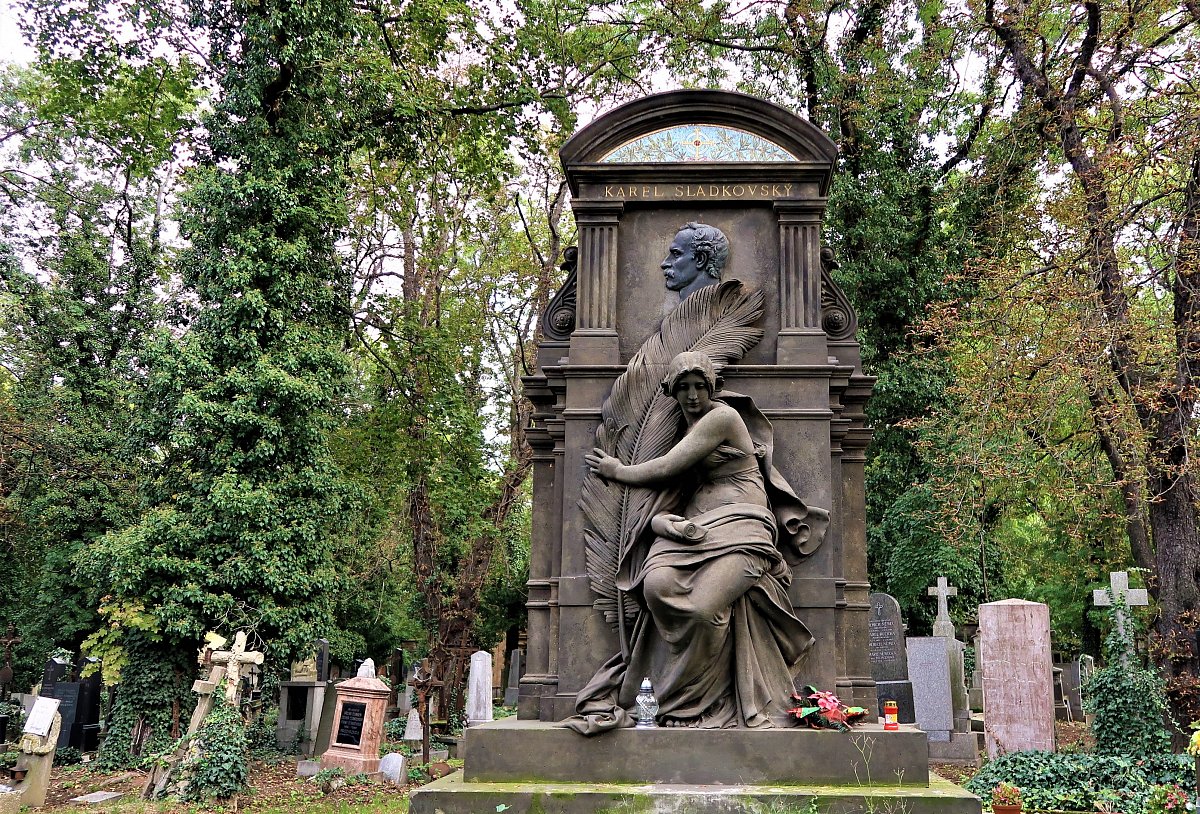 Zastavení na Olšanských hřbitovech