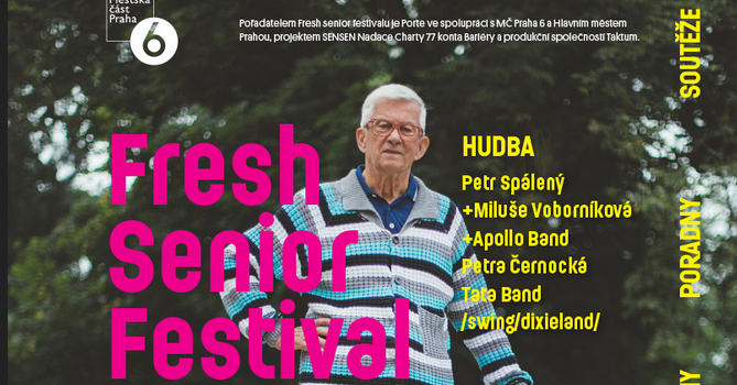 Zveme vás na Fresh senior festival:
koncerty, divadla, soutěže, přednášky