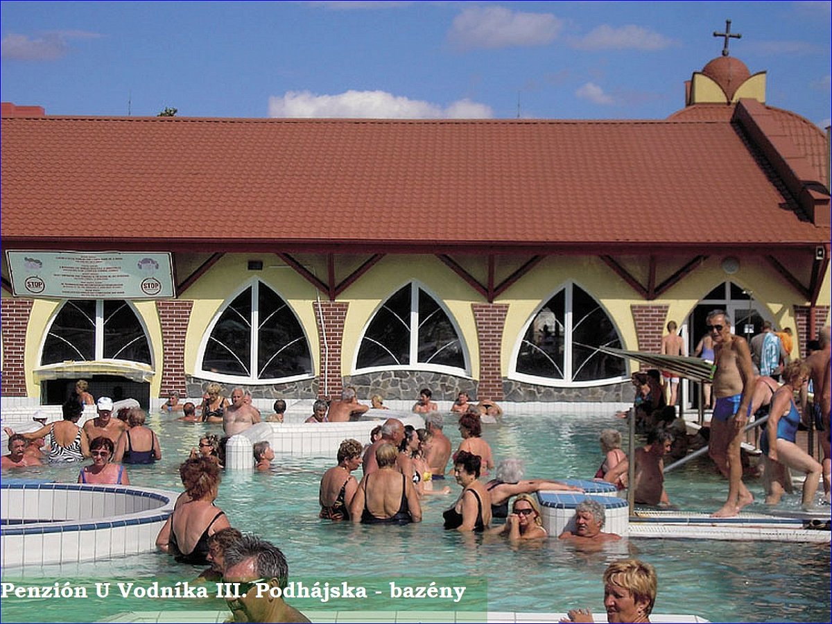 Penzion Vodník III. Podhájska teplý bazén