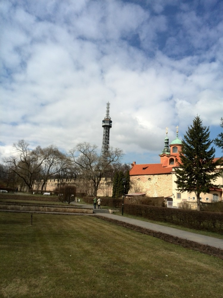 Dubnový výlet na Petřín