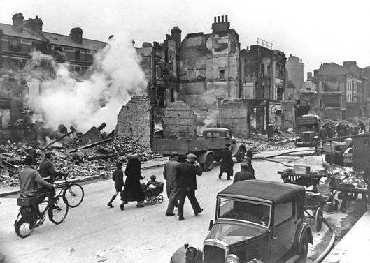 Bombardování Londýna:
přesně zdokumentováno