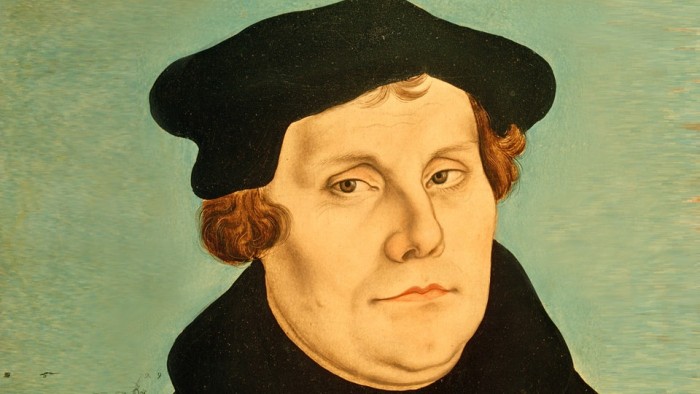 Martin Luther rozdělil západní 
křesťany na katolíky a reformátory