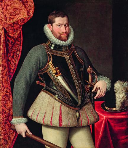 Portrét Rudolfa II. byl
k vidění v pražské galerii