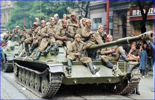 Invaze vojsk Varšavské smlouvy
ukončila reformní Pražské jaro