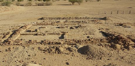 Objev českých archeologů v Súdánu:
socha božského manželského páru