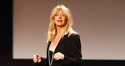 Americká herečka Goldie Hawnová