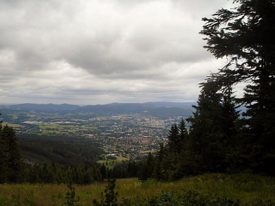 Výhled na Liberec.