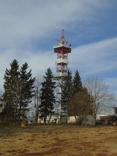 Kozákovská rozhledna z jiného pohledu.