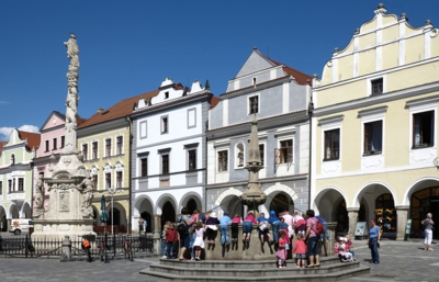 Kašna v obležení...aneb na výletě v Třeboni