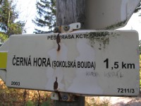 Černá hora - rozcestník