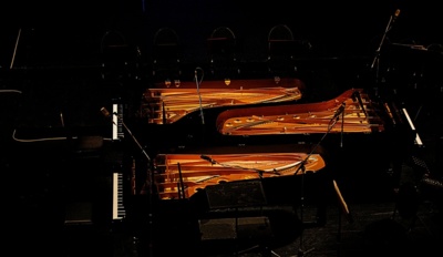 Tři klavíry před koncertem*