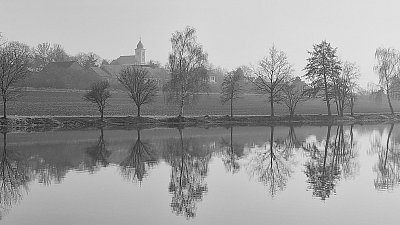 Mlha nad rybníkem II