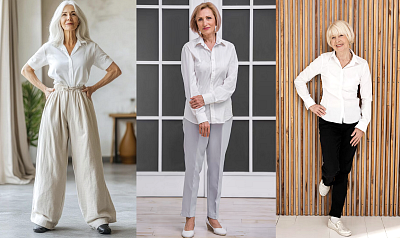 Vše světlé a minimalistické. To je styl, který patří k létu i pro dámy vyššího věku