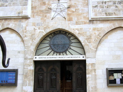 vstup do kostela sv. kateřiny