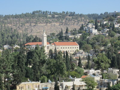 pravoslavný klášter  nedaleko Jeruzaléma