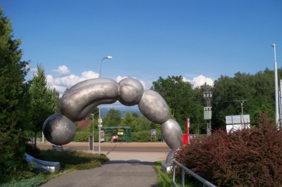 Brána borců - památka na MS v lyžovàní/ 2009 Liberec