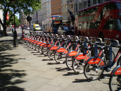 Půjčovna kol v Londýně