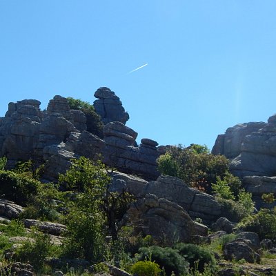 S letadlem nad vršky skal