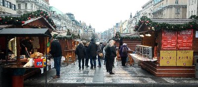 Vánoční trh na Václavském náměstí