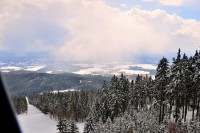 Pohled z lanovky ke Zlaté vyhlídce