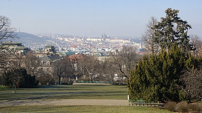 Pohled z Riegrových sadů*