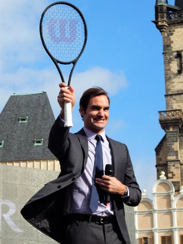 Roger Federer v Praze