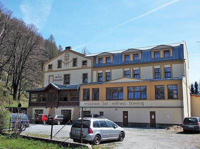 Hotel Praděd Thamm  s novými nápisy