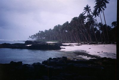 Samoa - pláž Návrat do ráje (Return to Paradise)