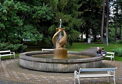 V lázeňském parku - Fr. Lázně *
