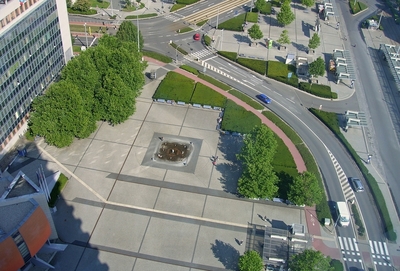 Zpívající fontána z 18. patra (Olomouc)